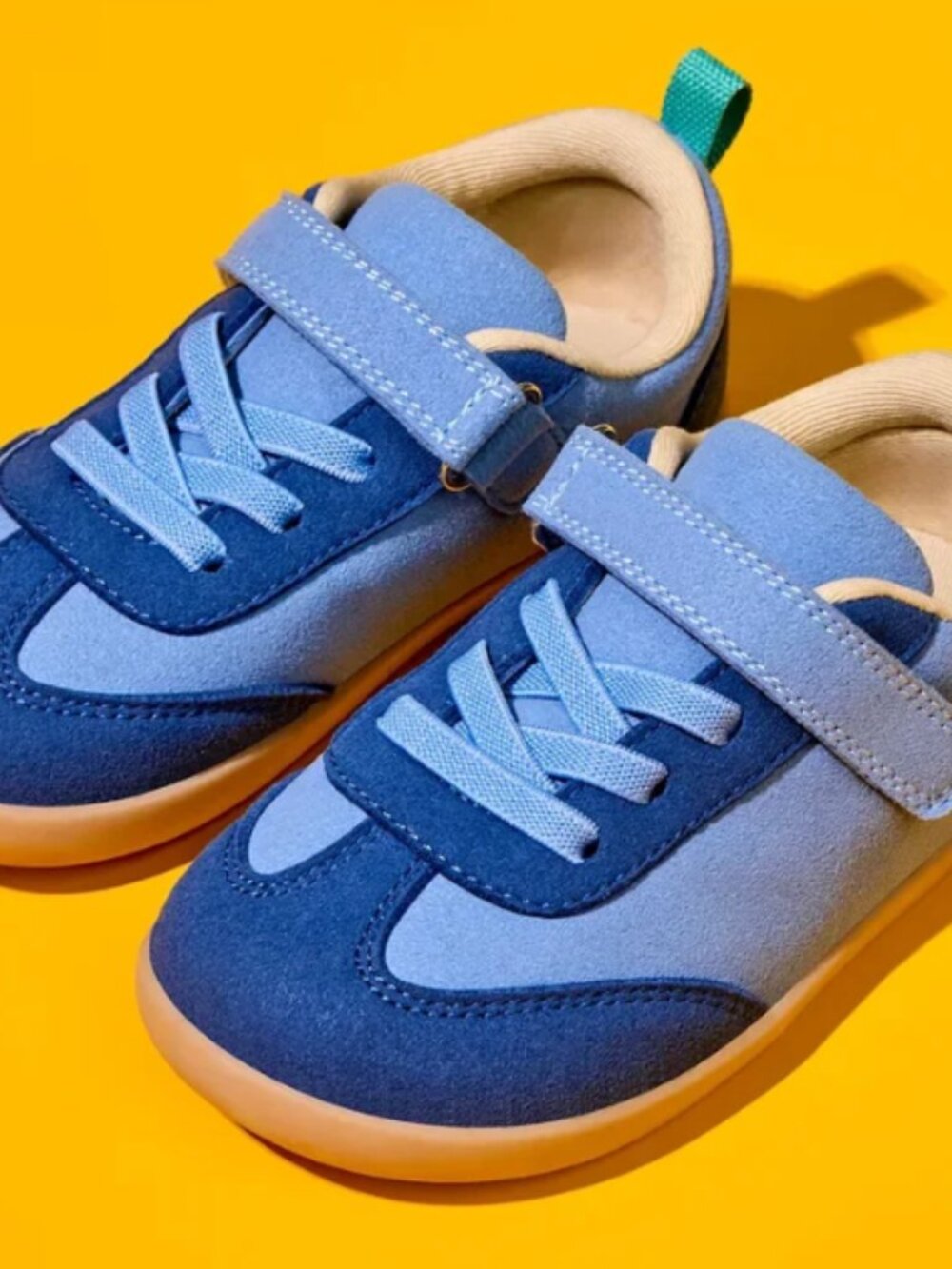 Ten Little Kids Retro Suede Sneakers Blue Toddler Size 11